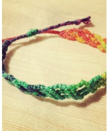 手作り | レインボーアンクレット(アンクレット)