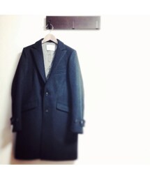 ウールジャージのチェスターコート(その他アウター)