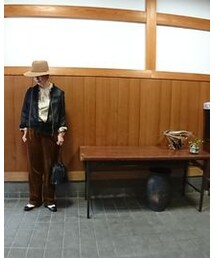 ハットをかぶってます | インテリア