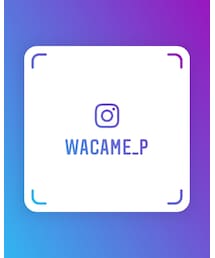 ✨Instagram✨ | @wacame_p(その他)