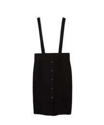 LOVFEE | 英倫女孩排釦吊帶鉛筆裙(スカート)