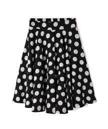 LOVFEE | 復古女伶圓點點傘襬中長裙(スカート)