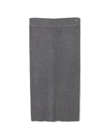 LOVFEE | 個性後開岔純色針織鉛筆裙(スカート)
