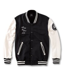LOVFEE | La petite 奇奇蒂蒂徽章棒球外套(スタジャン)