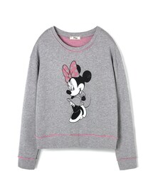 LOVFEE | La petite 俏甜米妮拼接邊長袖上衣(Tシャツ/カットソー)