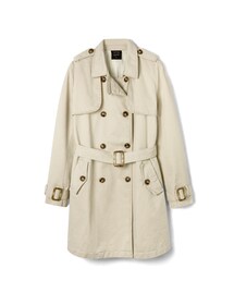 LOVFEE | La petite 扣環腰帶雙排釦風衣外套(トレンチコート)