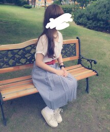 千鳥格子(スカート)