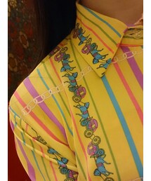 VINTAGE | 馬柄♡てろてろブラウス(トップス)