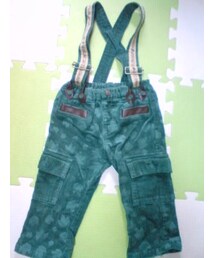 サスペンダー付コーデュロイパンツ(その他パンツ)