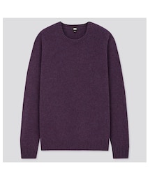 UNIQLO | プレミアムラムウールクルーネックセーター(ニット/セーター)