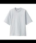 無印良品 | 丈夫な洗えるニットTシャツ グレー(T恤)