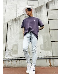 H&M | H&M ﾚﾃﾞｨｽｹﾐｶﾙｽｷﾆｰ(デニムパンツ)