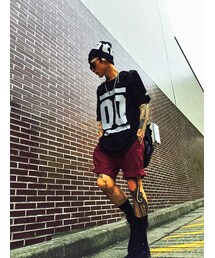 L.H.P | L.H.P　ﾚｲﾔｰﾄﾞT(Tシャツ/カットソー)