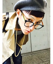 ANAP MEN | ANAP　ｺﾞｰﾙﾄﾞめがね(メガネ)