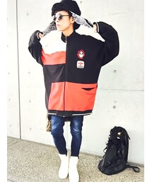 ROCAWEAR | ROCAWEAR ｵｰﾊﾞｰｻｲｽﾞｼﾞｬｰｼﾞ(ジャージ)