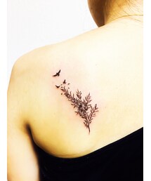 お仕事〜✌️🖊☘️🌿🌱🍀🍃 | ｵﾘｰﾌﾞのtattooφ(-ω-)🎶(その他)