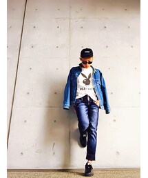 DOUBLE NAME | PLAYBOY Tｼｬﾂ(Tシャツ/カットソー)