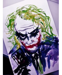 また仕事の画材の残りで🎨💨 | ｼﾞｮｰｶｰ🃏(その他)