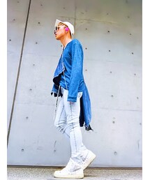 H&M | H&M ﾚﾃﾞｨｽｹﾐｶﾙｽｷﾆｰ(デニムパンツ)