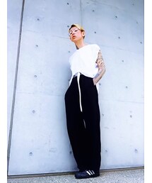 RAF SIMONS | RAF SIMONS　ﾜｲﾄﾞﾊﾟﾝﾂ(スラックス)