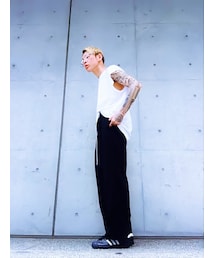 H&M | H&M　ｶｯﾄｵﾌｶｯﾄｿｰ(Tシャツ/カットソー)