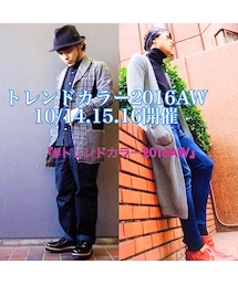 🔹トレンドカラー2016AW🔹 | WEARISTAケント＆TETU企画(その他)