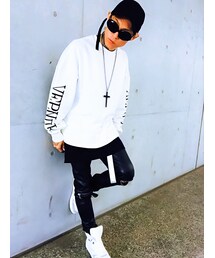 チョイ別バージョン🙊✌️️✨🎵💕 | ﾛﾝｸﾞｶｯﾄｿｰ✨🙊🎵(Tシャツ/カットソー)