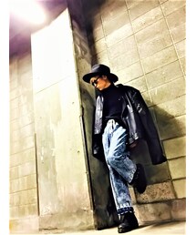 もう一つ〜〜🙊✌️️💃🚶🚶‍♀️👯‍♂️👯✨💕✌️️ | 肩掛け～～🎶(ライダースジャケット)