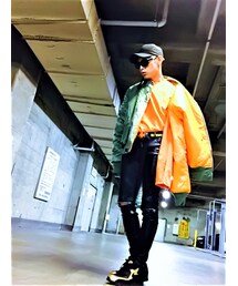 別バージョン〜〜🙉🎵✌️️💕💃👯🏃🚶👯‍♂️✌️️✨🎵 | でかMA1🙊✌️️🎵✨💁‍♂️🚶💃💁‍♂️👯‍♂️👯🏃🏃‍♀️🎵✌️️✨(ミリタリージャケット)