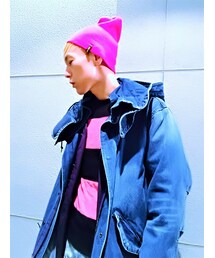 ピンクボーダー〜〜🙊💕✌️💕🚶‍♀️💕👚👩‍❤️‍💋‍👩💏👨‍❤️‍💋‍👨👚🎵✨💕🚶‍♀️ | ﾋﾟﾝｸﾎﾞｰﾀﾞｰﾆｯﾄ～♬(ニット/セーター)