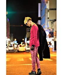 寒かったけど脱いでミタ🙊✨❄️💨💦❄️🌙💫☀️⭐️⚡️💁‍♂️🕺 | LHP//TRIPP NYC　ﾋﾟﾝｸﾚｵﾊﾟｰﾄﾞ(その他パンツ)