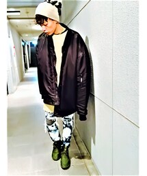 ちゃんと着てた✌️🙊💕💁‍♂️🕴🏻💁‍♂️🕺💁‍♂️💃💁‍♂️👻💁‍♂️⛄️☃️❄️🌪 | EDWIN　ﾌﾞﾘｰﾁﾘﾒｲｸﾃﾞﾆﾑ(デニムパンツ)