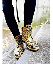 お手製✍️🖊✒️👢🙊✌️💕🎵✨🖊 | Timberland(ブーツ)