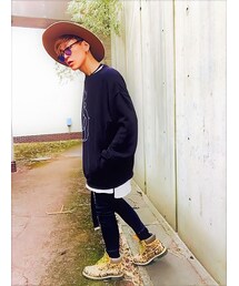 立っているバージョン〜🎵🙊✌️💁‍♂️🕴🏻💁‍♂️🚶‍♀️👯‍♂️🚶👯🐼🕶✌️🙊💕 | ﾚｲﾔｰﾄﾞ～～♬(Tシャツ/カットソー)