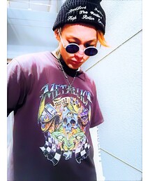 レイヤード〜🙊✨🎵💕💁‍♂️💁‍♂️👨‍🍳💁‍♂️👩🏻‍🎓💁‍♂️👨‍🎓 | METALLICAﾚｲﾔｰﾄﾞｾｯﾄｶｯﾄｿｰ(Tシャツ/カットソー)