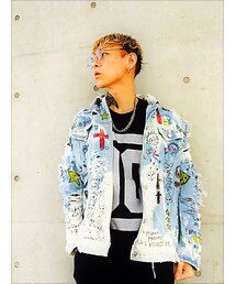 正面〜〜🎵🙊✌️💕💁‍♂️👨‍🍳👩🏼‍🍳👷‍♀️🐒👩‍🎤👩🏻‍🎓👨🏼‍🌾🦉👩‍🌾🦉🙉🐝 | 🖊✌️🙊(デニムジャケット)