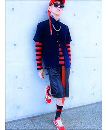 ひさびさのシャツ〜🙊💕💃💁‍♂️💃💁‍♂️💃🕺🕴🏻💁‍♂️💃🎵💕 | AMERICAN RAG CIE シルクシャツ👍🕺💕✌️🎵(シャツ/ブラウス)