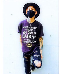 バットマンT〜〜✌️😈✨🌟💕🎵🦇🦇🦇🦇🦇🦇✨ 🌙🌙🌙 | ﾊﾞｯﾄﾏﾝT～♪(Tシャツ/カットソー)