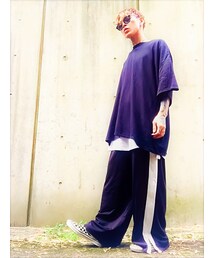 別〜〜🎵🙊✌️💁‍♂️🕺💃🚶‍♀️👯‍♂️🕴🏻🚶🏃‍♀️🏃🎵✌️💕🕺 | レイヤード〜✌️🎵✨(Tシャツ/カットソー)