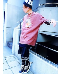 前回アップしたヤツ〜〜🙊🎵✌️🕺💁‍♂️💃💁‍♂️💃💁‍♂️💁‍♂️🕺🕺🕺 | 立ってるバージョン🙊🎵✌️💁‍♂️🎵🕺🕺💃🕺💃🕺💁‍♂️💃🎵💕(Tシャツ/カットソー)