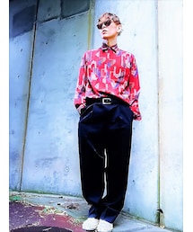 柄シャツ〜✨💃👯🕺💃💕🐙🦐🦀🦑🦂🦎🐞🦋🐝 | GIVENCHY　ｼｬﾂ(シャツ/ブラウス)