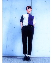 別バージョン〜〜🙊🕺🎵✌️💕🐒💃🎵 | JIL SANDER　ﾉｰｶﾗｰｼｬﾂ(シャツ/ブラウス)