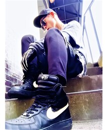 以前のコーデ〜〜🕺💃🙊🙉😉😊💕💘💖💗💓💞💝🎶🎵 | NIKE  NIKE Air Force 1 High(スニーカー)