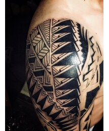 tribal TATTOO🖍🖊✒️✒️📌🖤 | サモア風トライバル(その他)