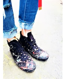 🎨🎨🎨💉🖌🖍👟お手製✌️🎶⭐️ | ｺﾝﾊﾞｰｽ。(スニーカー)