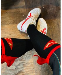 スーパーマンソックス🙊🖤マント付いてる🚀🦸‍♂️ | ソックス/靴下