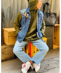 正面✌️👟🎶👖👯‍♀️🤳 | デニムパンツ