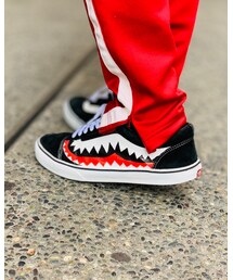 お手製🖊✌️🦈🐊🎨vans👩‍🎨 | スニーカー