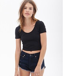 FOREVER 21 | ショート丈 Tシャツ(Tシャツ/カットソー)