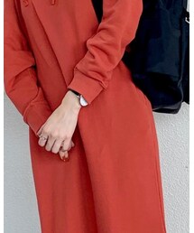 UNIQLO | スウェットフーデットロングワンピース(ワンピース/ドレス)